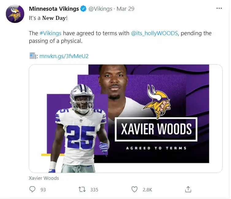 Minnesota vikings new dayhttps://twitter.com/Vikings/status/1376528422869028869?s=20